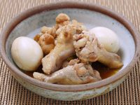 鶏手羽の青唐醤油煮
