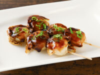 ホタテの串焼き　